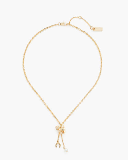 The Year Of The Horse Necklace Gold Marc Jacobs