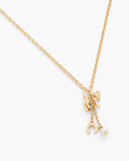 The Year Of The Horse Necklace Gold Marc Jacobs
