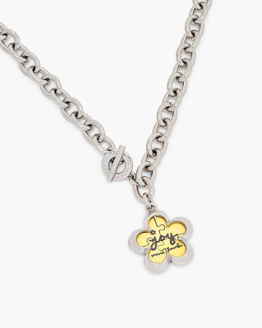 The Daisy Puzzle Necklace Silver/Multi Marc Jacobs