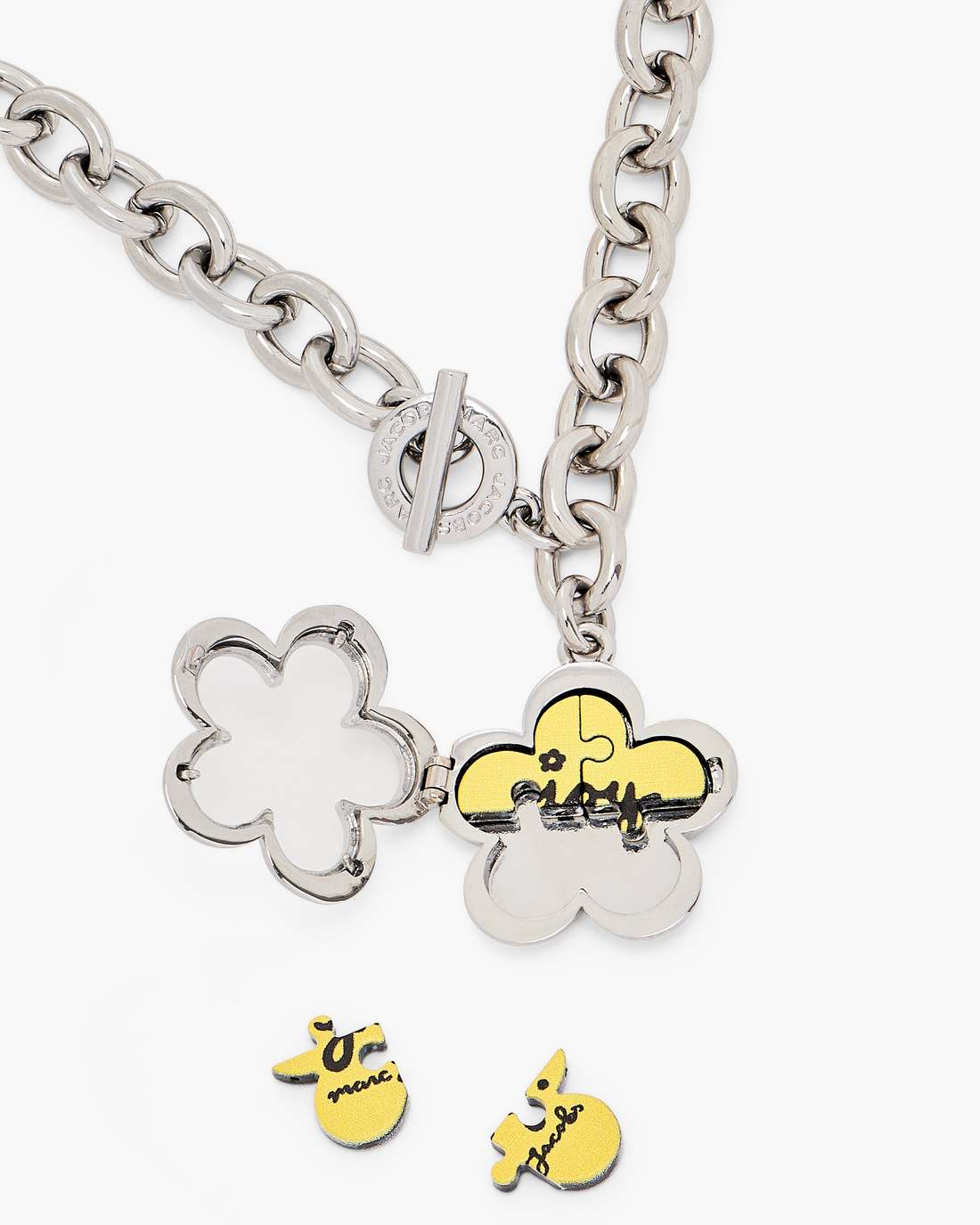 The Daisy Puzzle Necklace Silver/Multi Marc Jacobs