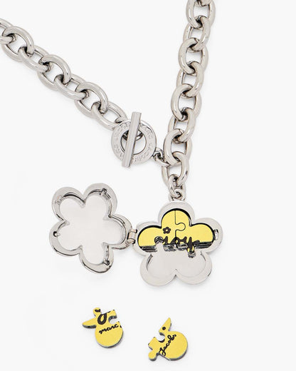 The Daisy Puzzle Necklace Silver/Multi Marc Jacobs