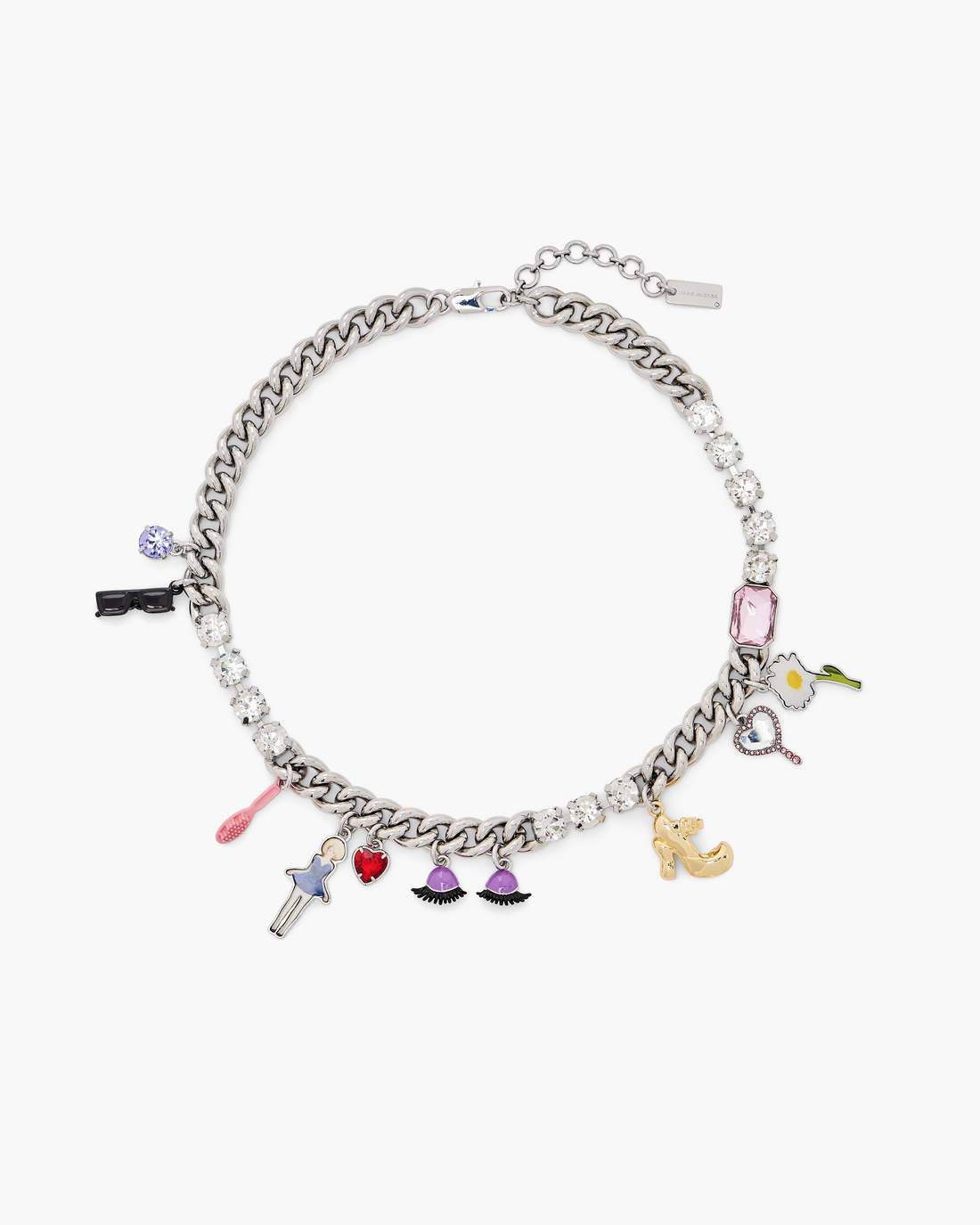The Dollhouse Charm Necklace Silver/Multi Marc Jacobs