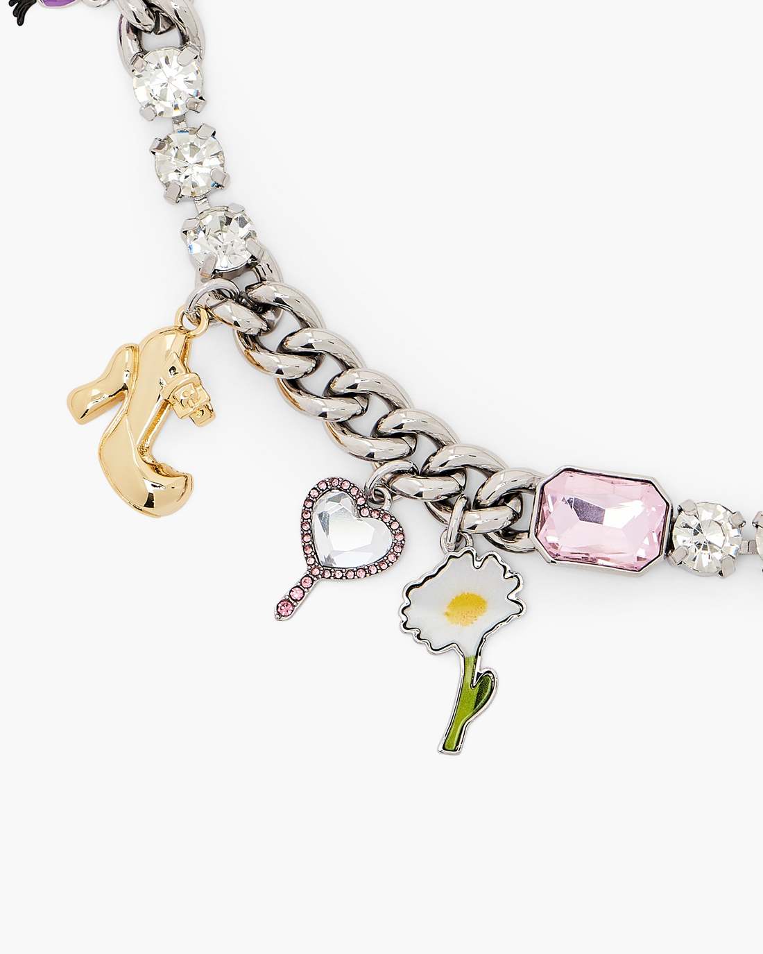 The Dollhouse Charm Necklace Silver/Multi Marc Jacobs