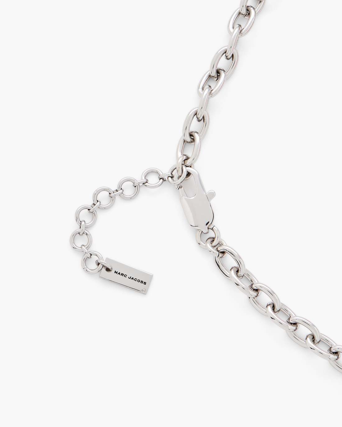 The Sticker Charm Statement Necklace Silver Multi Marc Jacobs