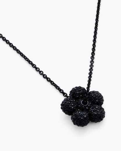 The Daisy Pave Necklace Black/Black Crystal Marc Jacobs