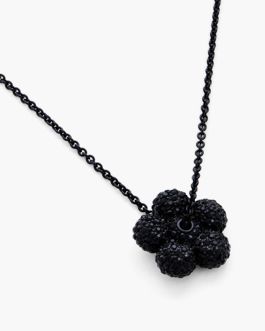The Daisy Pave Necklace Black/Black Crystal Marc Jacobs