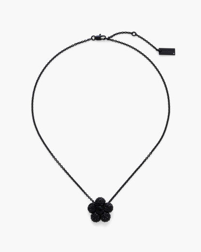 The Daisy Pave Necklace Black/Black Crystal Marc Jacobs