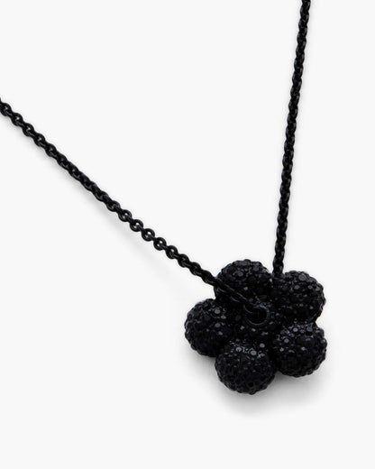 The Daisy Pave Necklace Black/Black Crystal Marc Jacobs