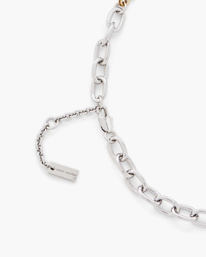 The Grunge Glam Charm Necklace Gold/Silver Marc Jacobs
