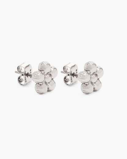 Daisy Balloon Stud Earrings Silver Marc Jacobs