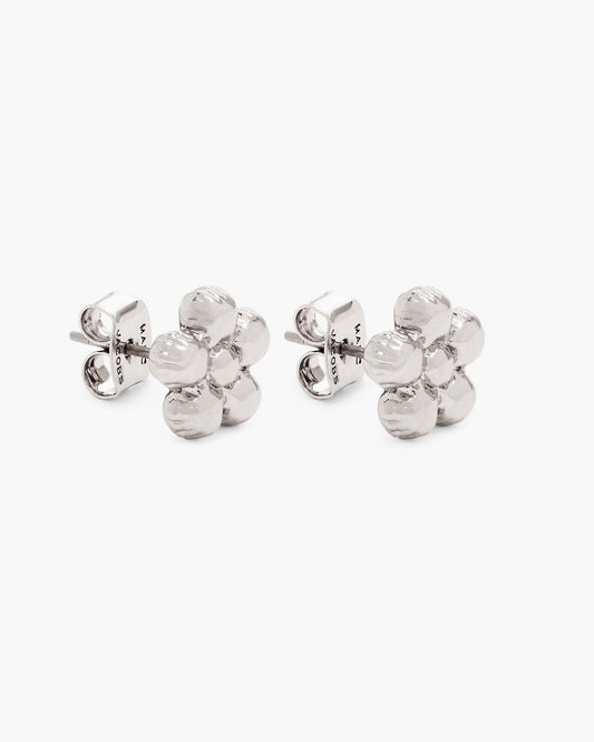 Daisy Balloon Stud Earrings Silver Marc Jacobs