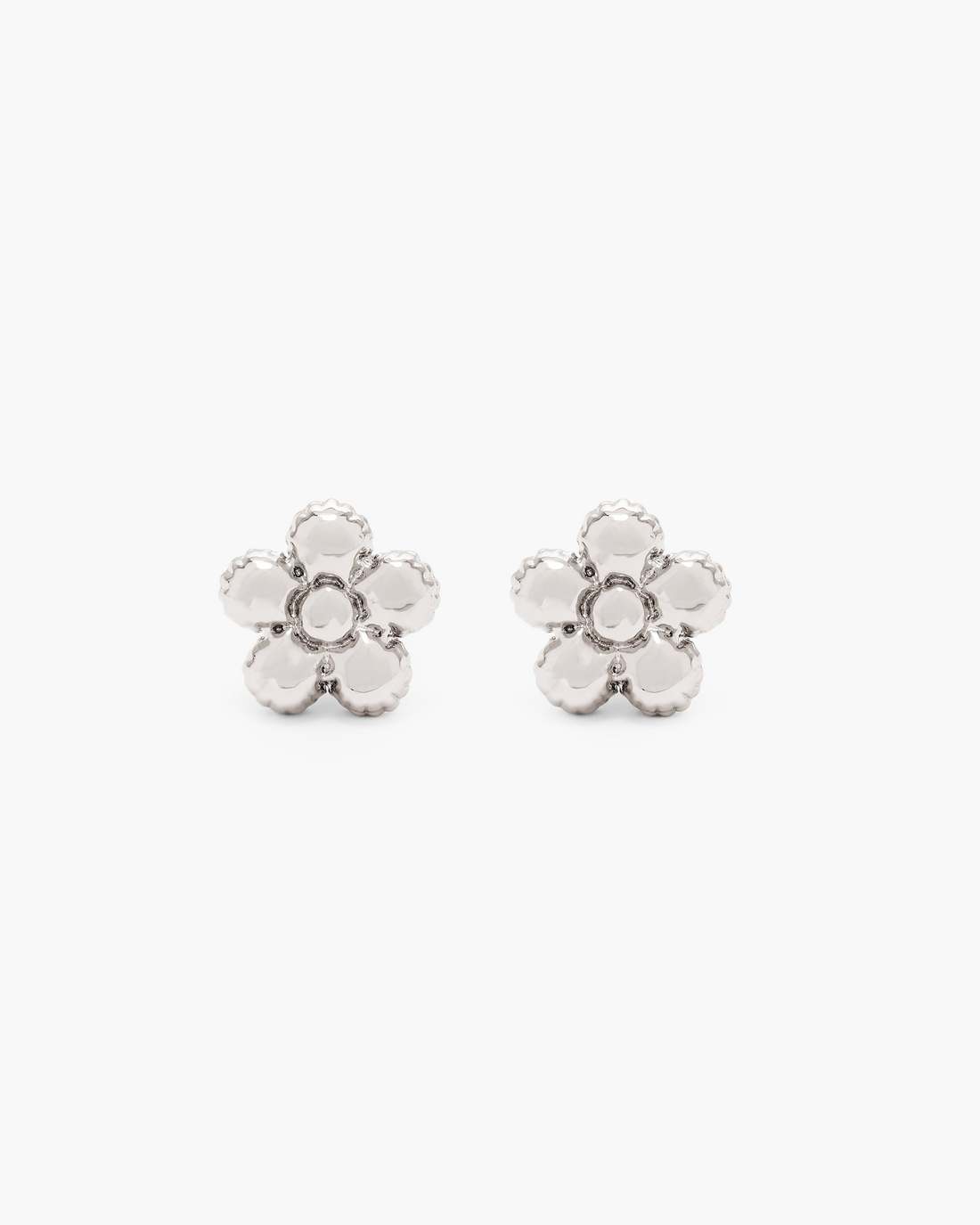Daisy Balloon Stud Earrings Silver Marc Jacobs