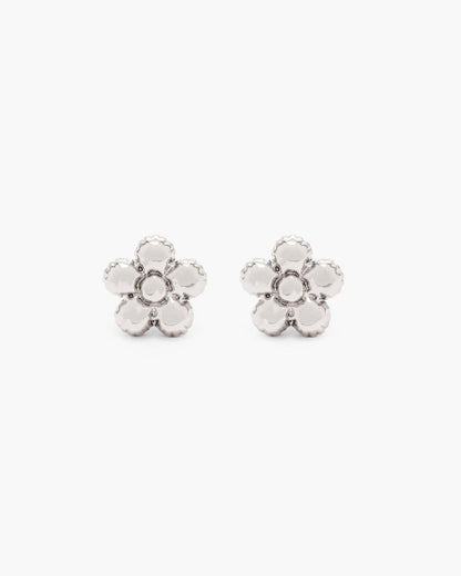 Daisy Balloon Stud Earrings Silver Marc Jacobs