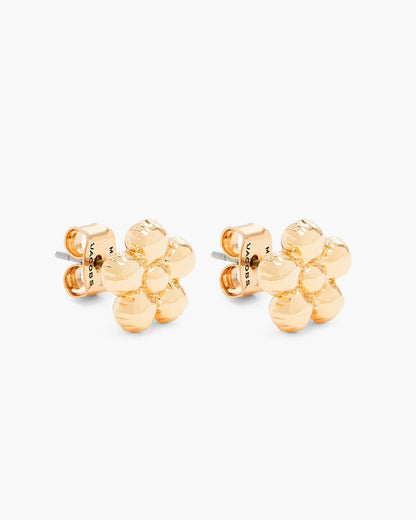 Daisy Balloon Stud Earrings Gold Marc Jacobs
