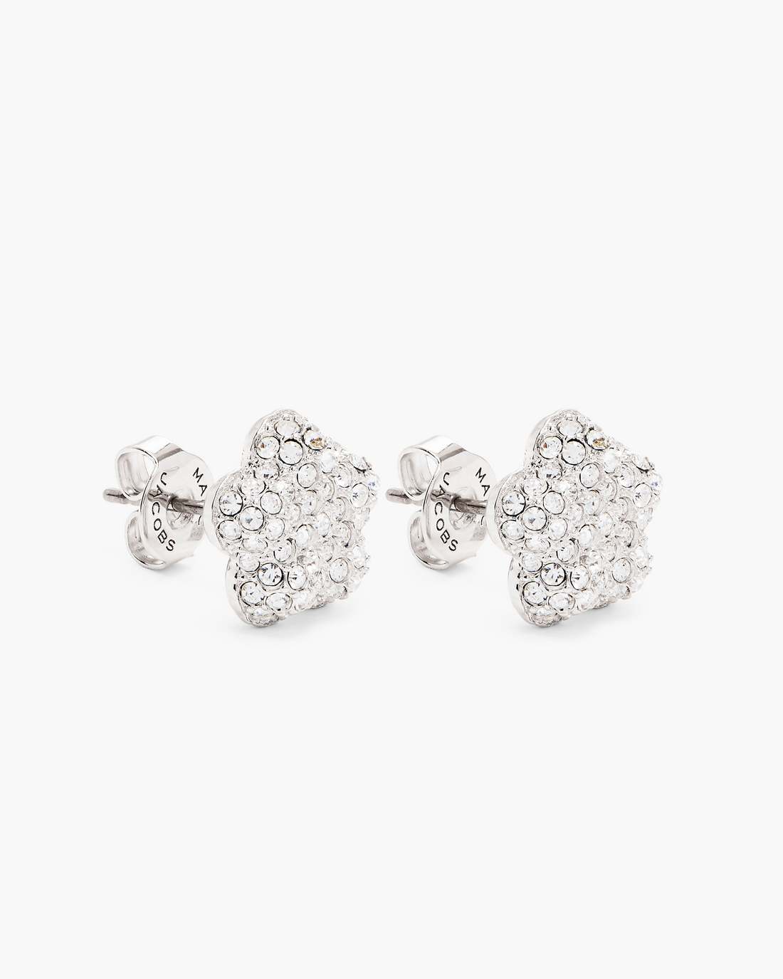 The Daisy Pave Stud Earrings Silver/Crystal Marc Jacobs