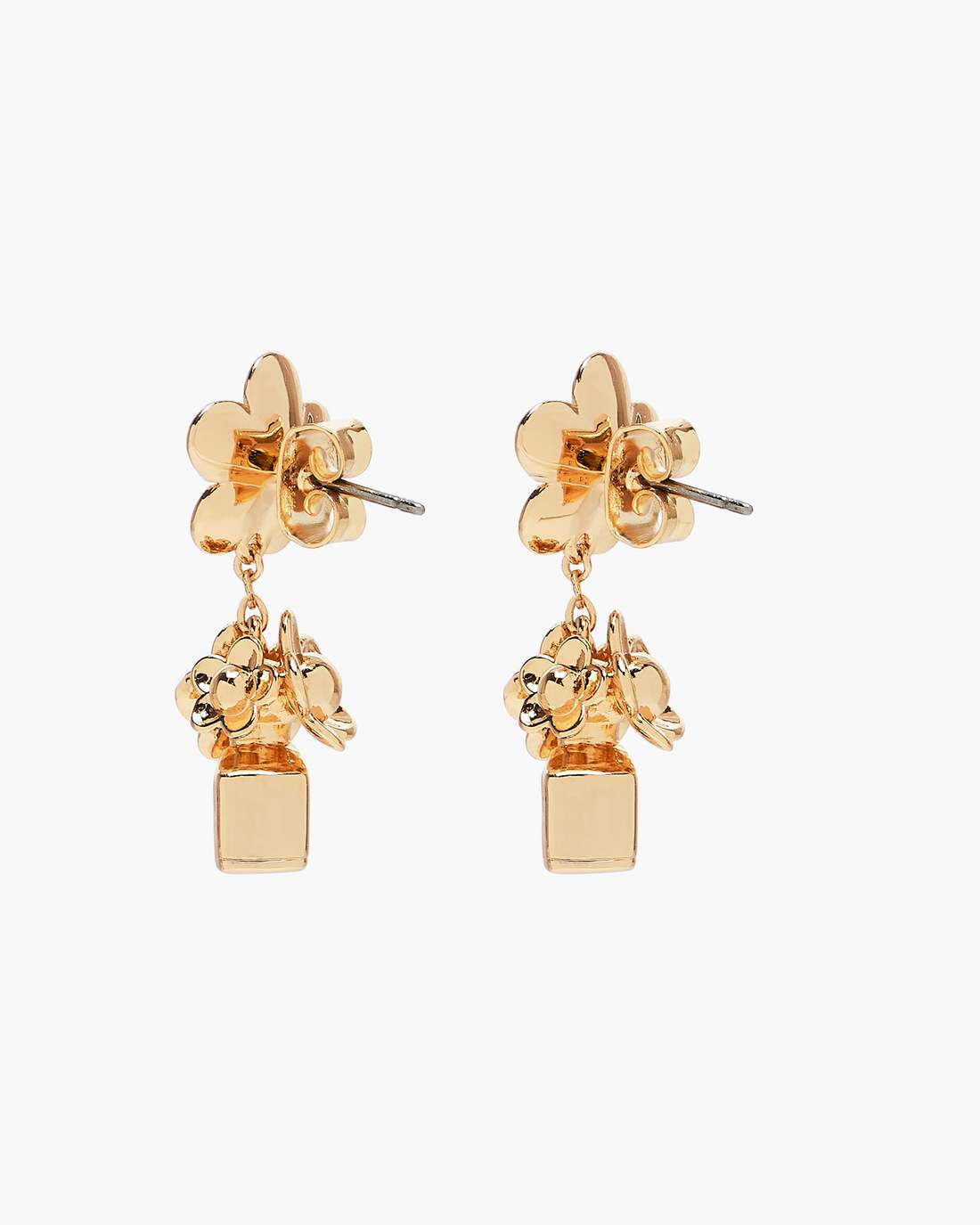 The Mini Icon Daisy Earrings Gold Marc Jacobs