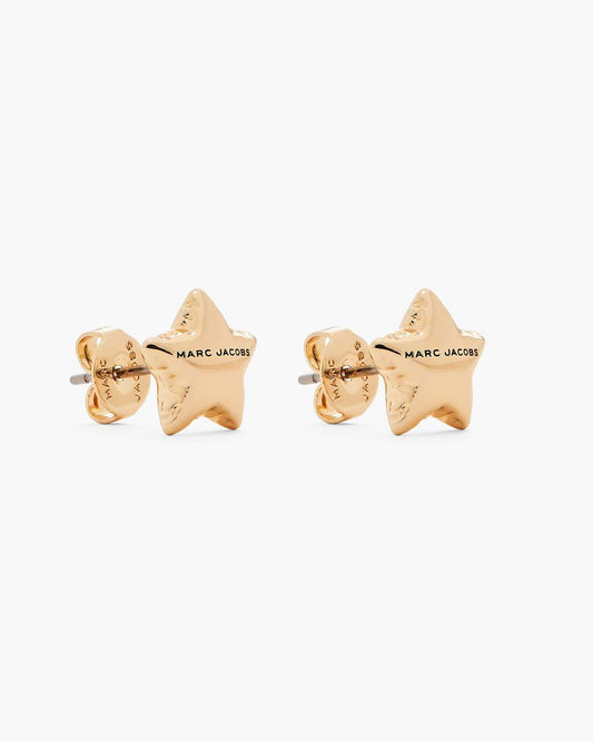 The Star Balloon Stud Earrings Light Antique Gold Marc Jacobs