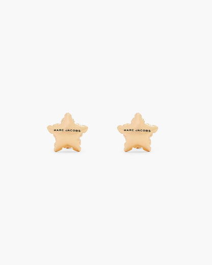 The Star Balloon Stud Earrings Light Antique Gold Marc Jacobs