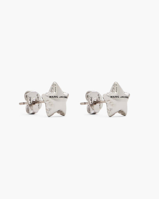 The Star Balloon Stud Earrings Light Antique Silver Marc Jacobs