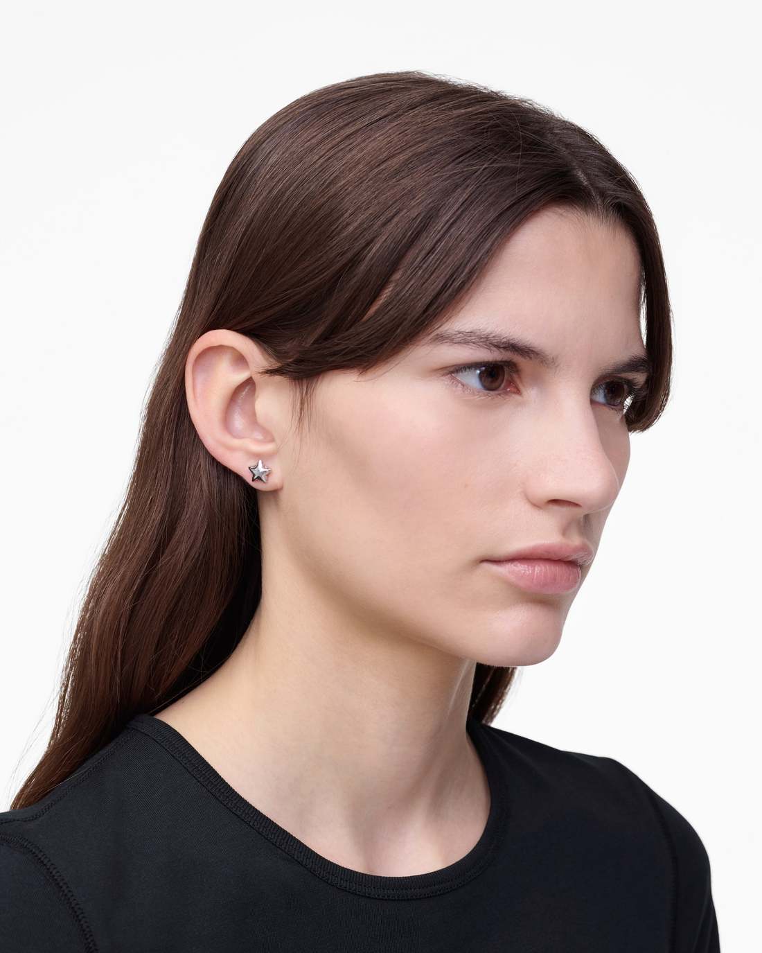 The Star Balloon Stud Earrings Light Antique Silver Marc Jacobs