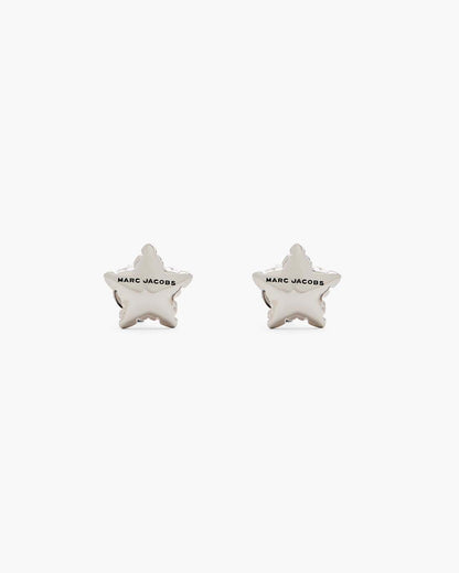 The Star Balloon Stud Earrings Light Antique Silver Marc Jacobs