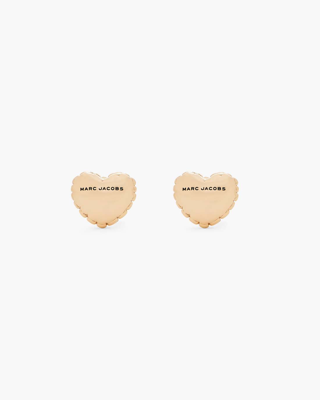 The Heart Balloon Stud Earrings Light Antique Gold Marc Jacobs