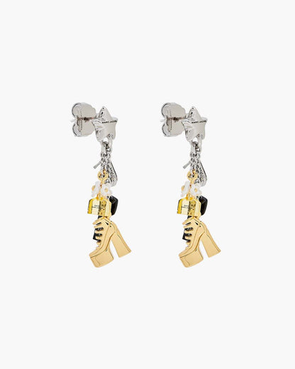 The Mini Icon Charm Earrings Gold/Silver Marc Jacobs