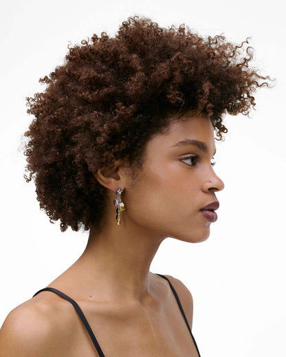 The Mini Icon Charm Earrings Gold/Silver Marc Jacobs