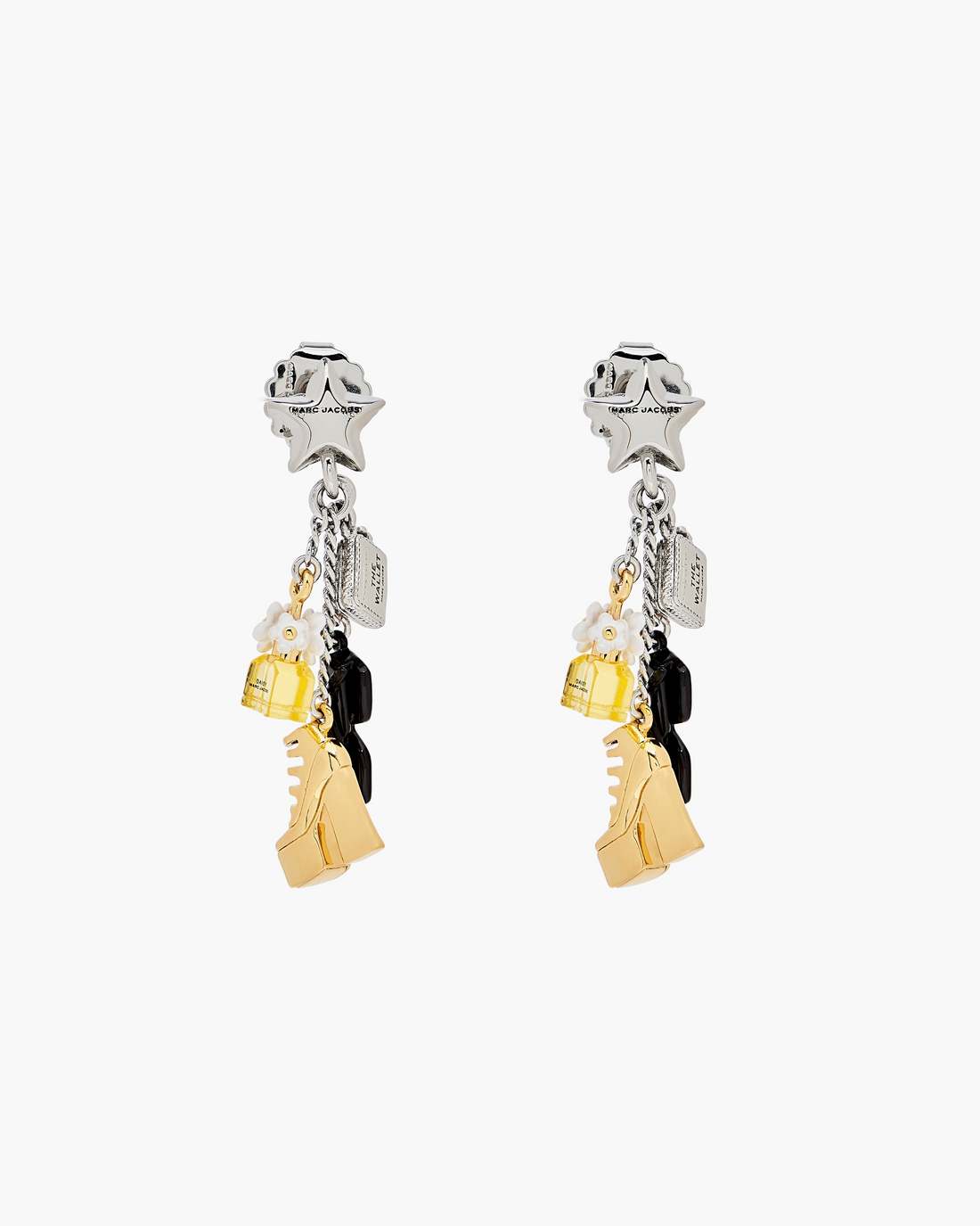 The Mini Icon Charm Earrings Gold/Silver Marc Jacobs
