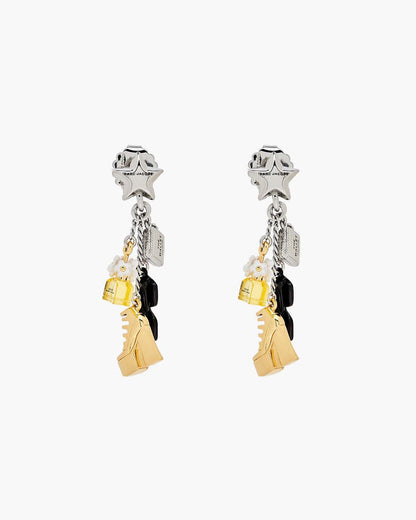 The Mini Icon Charm Earrings Gold/Silver Marc Jacobs