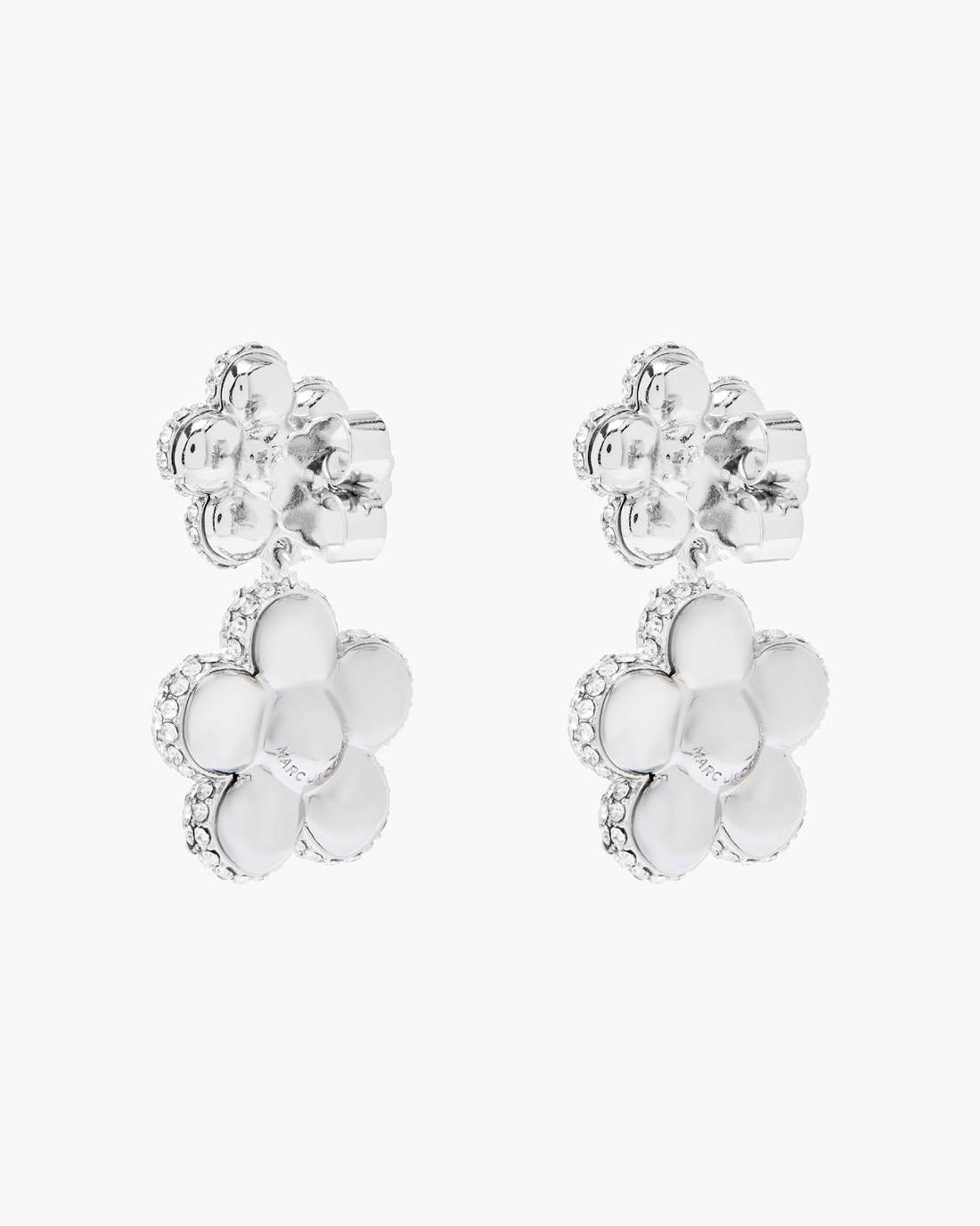 The Daisy Balloon Drop Earrings Silver/Crystal Marc Jacobs
