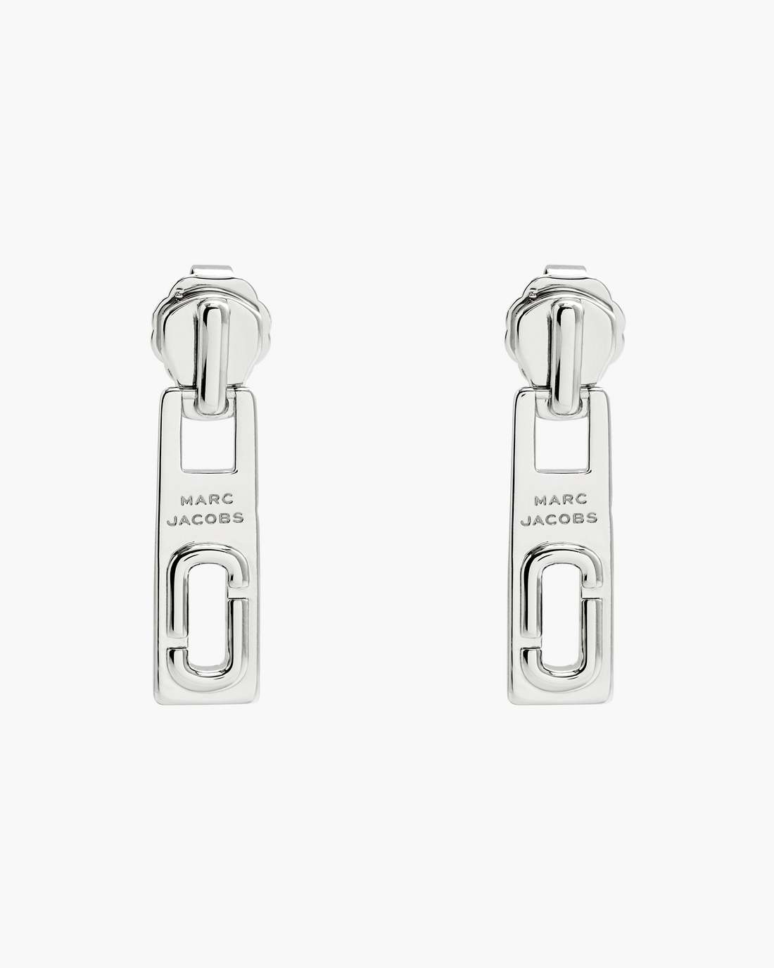 J Marc Zipper Earrings Silver Marc Jacobs