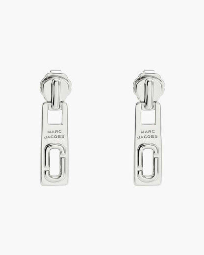 J Marc Zipper Earrings Silver Marc Jacobs