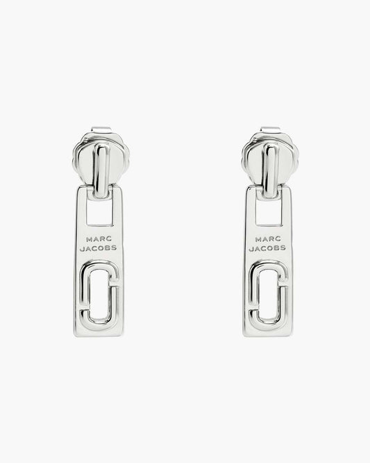 J Marc Zipper Earrings Silver Marc Jacobs