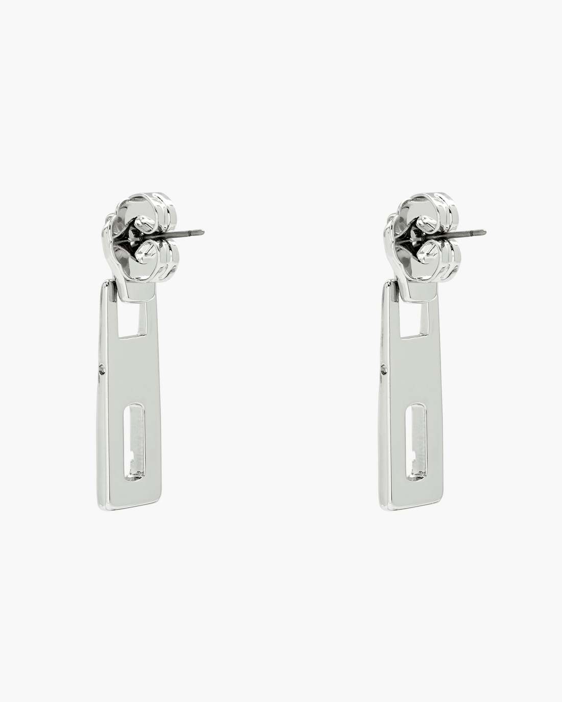 J Marc Zipper Earrings Silver Marc Jacobs