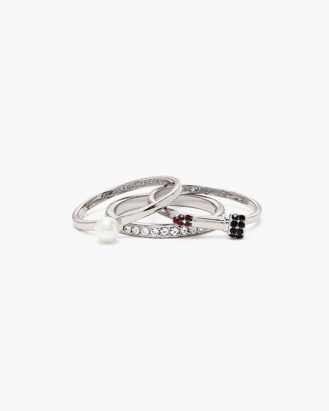 The Rouge Ring Set Silver/Multi Marc Jacobs