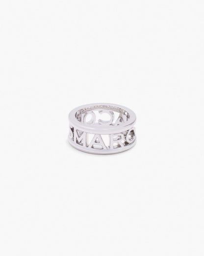 The Monogram Ring Silver Marc Jacobs