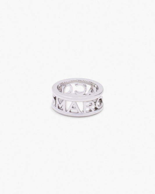The Monogram Ring Silver Marc Jacobs