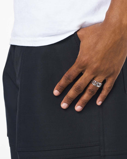 The Monogram Ring Silver Marc Jacobs