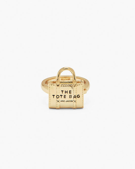 The Tote Bag Ring Light Antique Gold Marc Jacobs