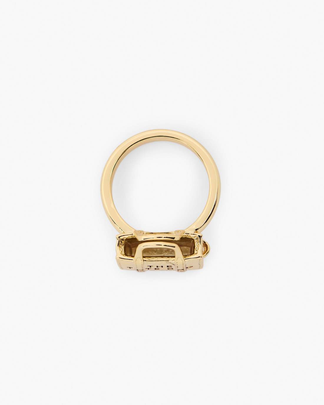 The Tote Bag Ring Light Antique Gold Marc Jacobs