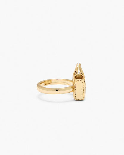 The Tote Bag Ring Light Antique Gold Marc Jacobs