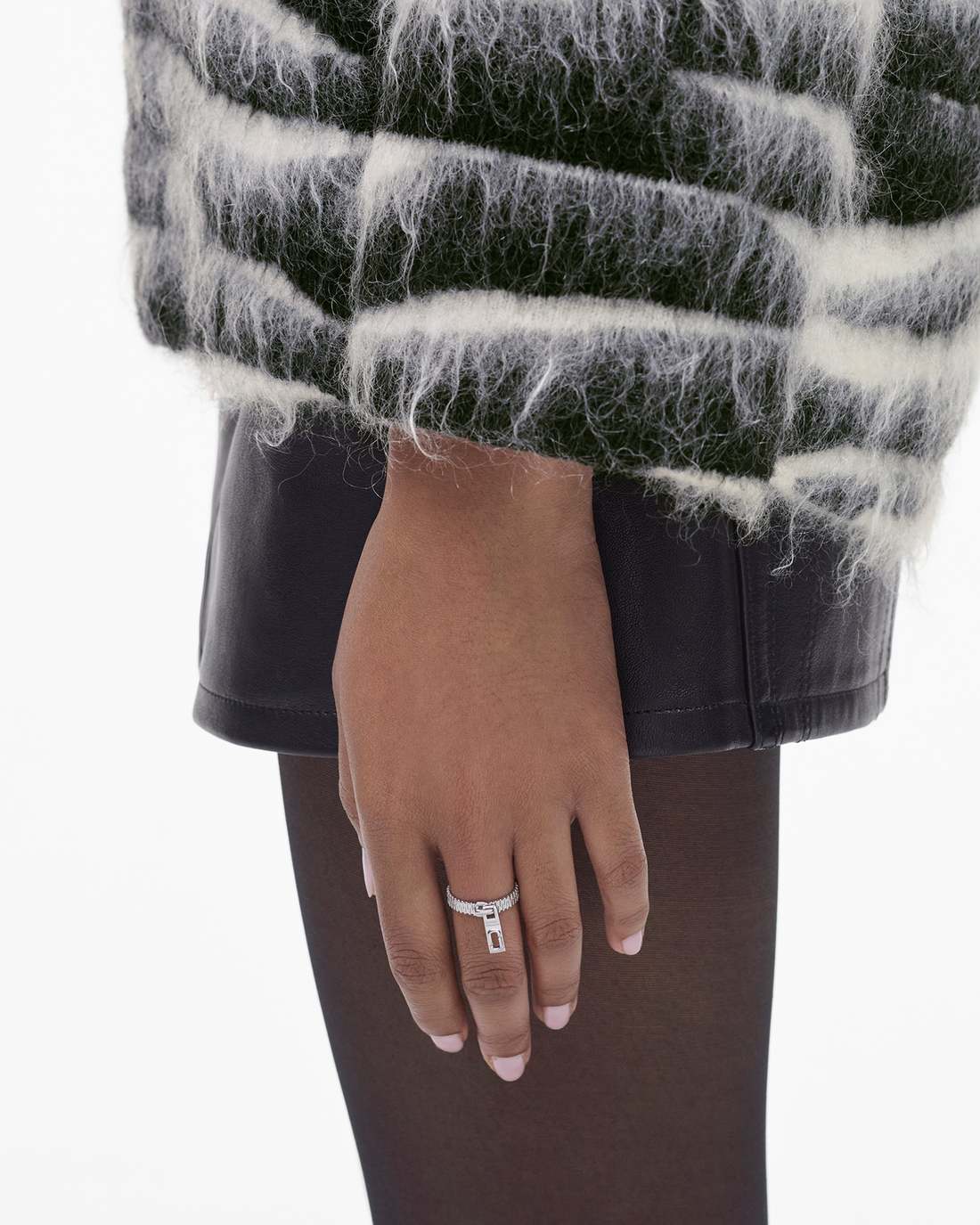 J Marc Zipper Ring Silver Marc Jacobs
