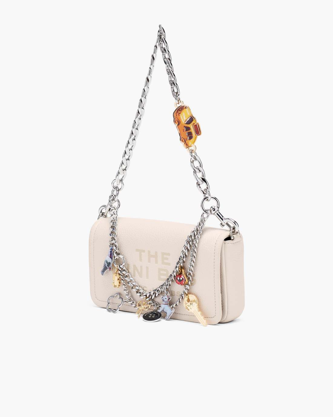 The Trinket Charm Chain Shoulder Strap Nickel Marc Jacobs