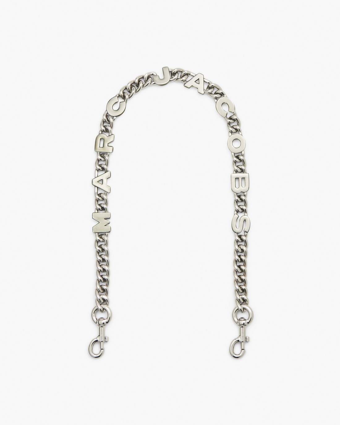 The Logo Chain Shoulder Strap Nickel Marc Jacobs