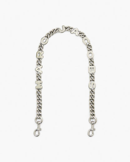 The Logo Chain Shoulder Strap Nickel Marc Jacobs
