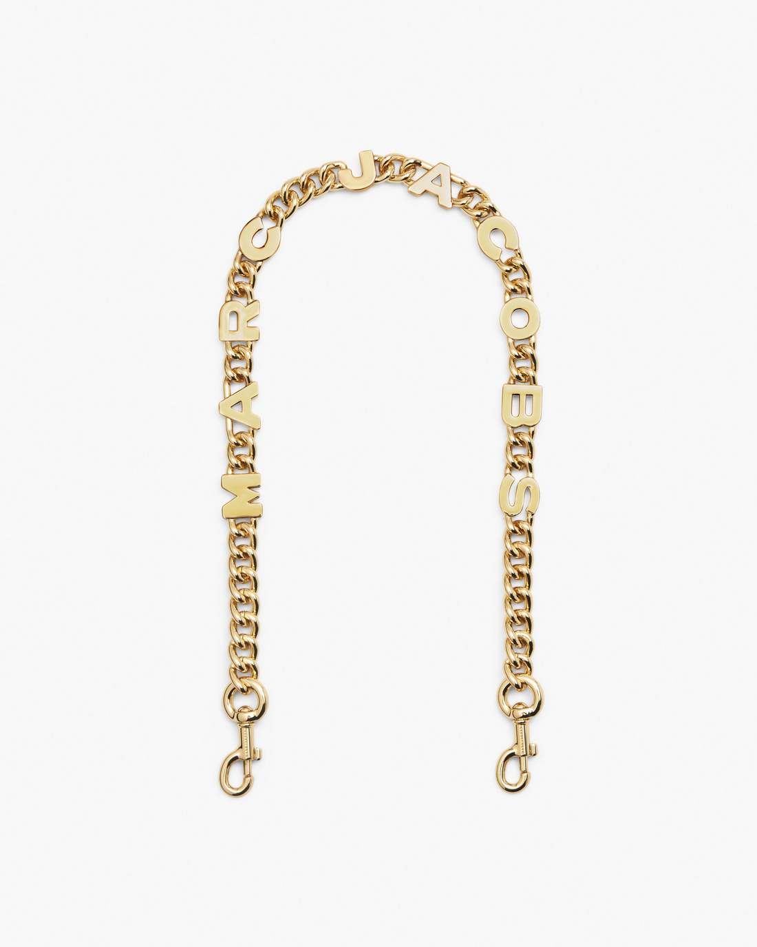 The Logo Chain Shoulder Strap Gold Marc Jacobs