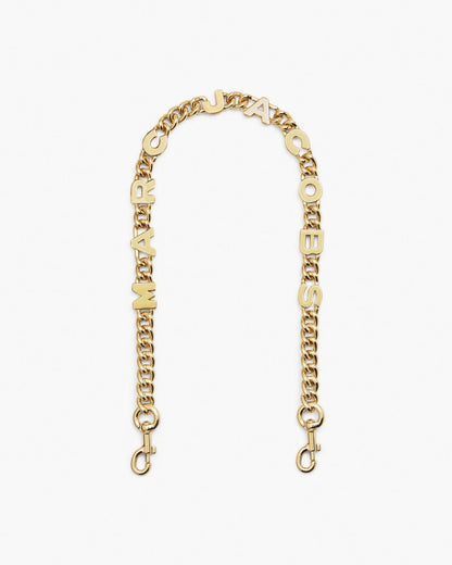 The Logo Chain Shoulder Strap Gold Marc Jacobs