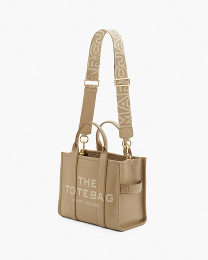 The Outline Logo Webbing Strap Camel Marc Jacobs