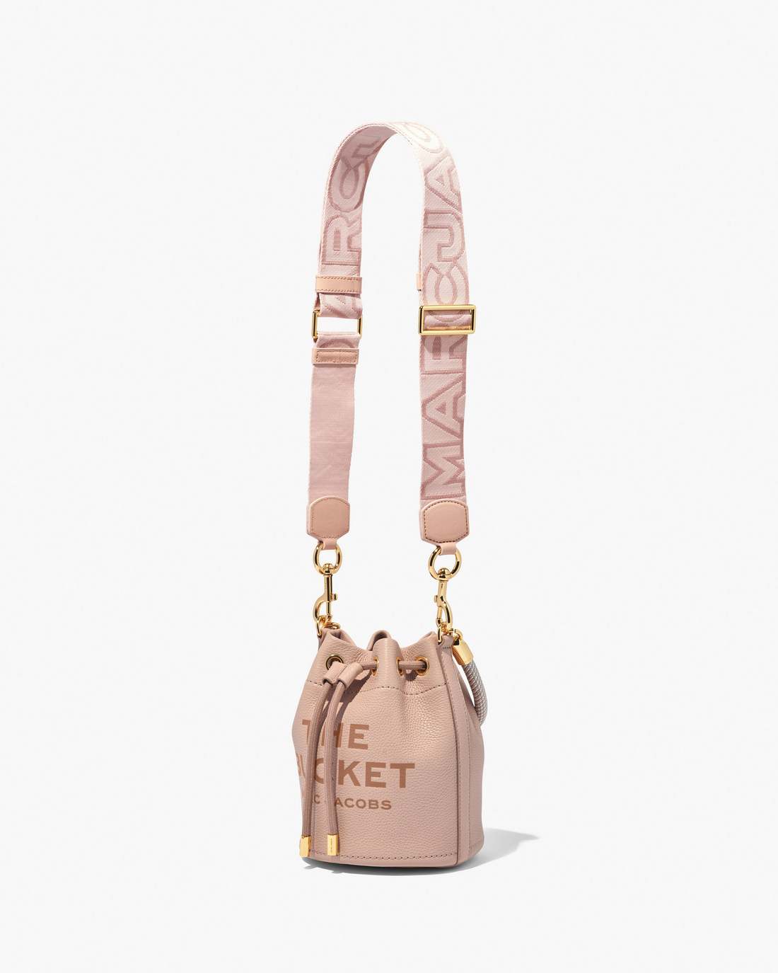The Outline Logo Webbing Strap Rose Multi Marc Jacobs